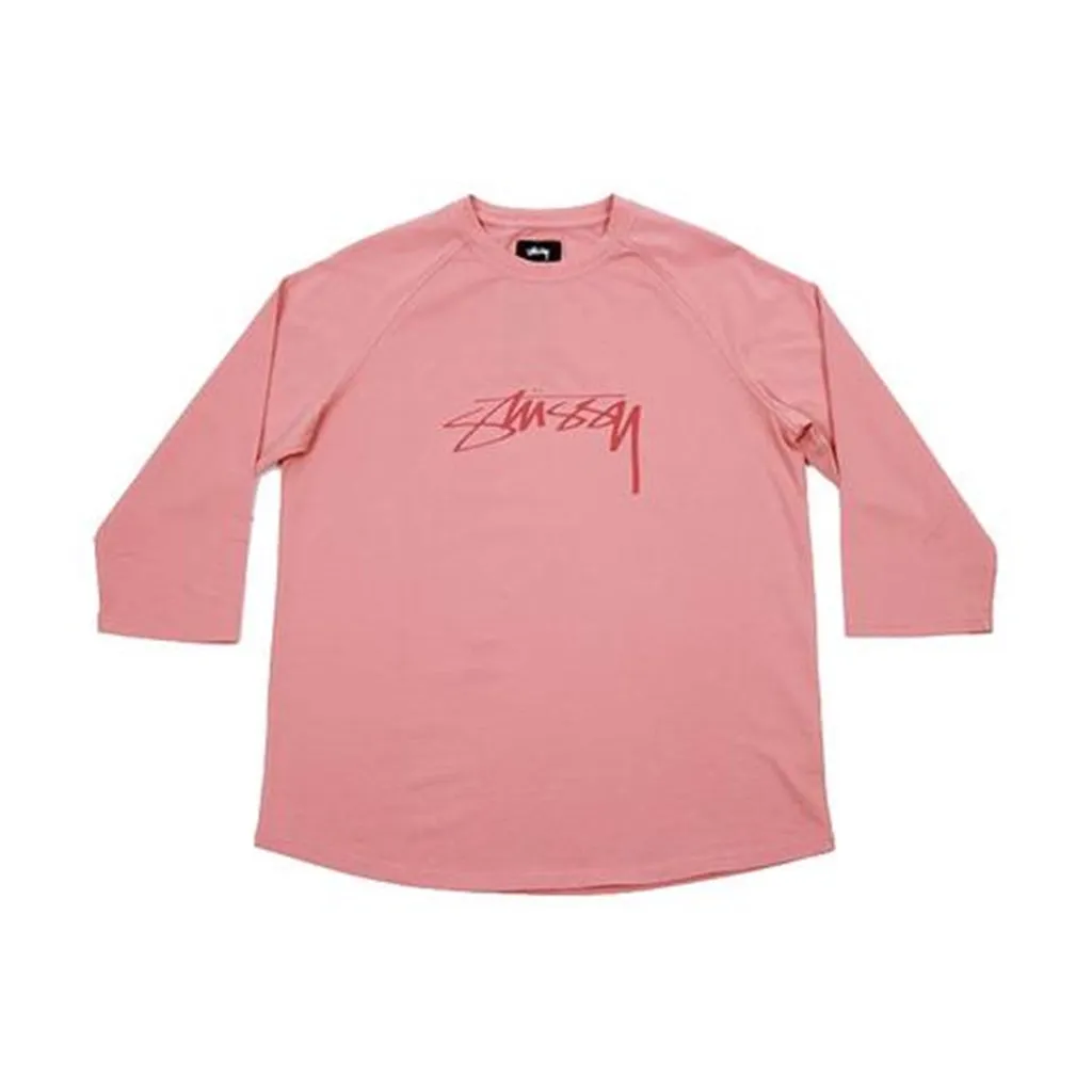 STUSSY STOCK LS RAGLAN JERSEY PINK 1140058