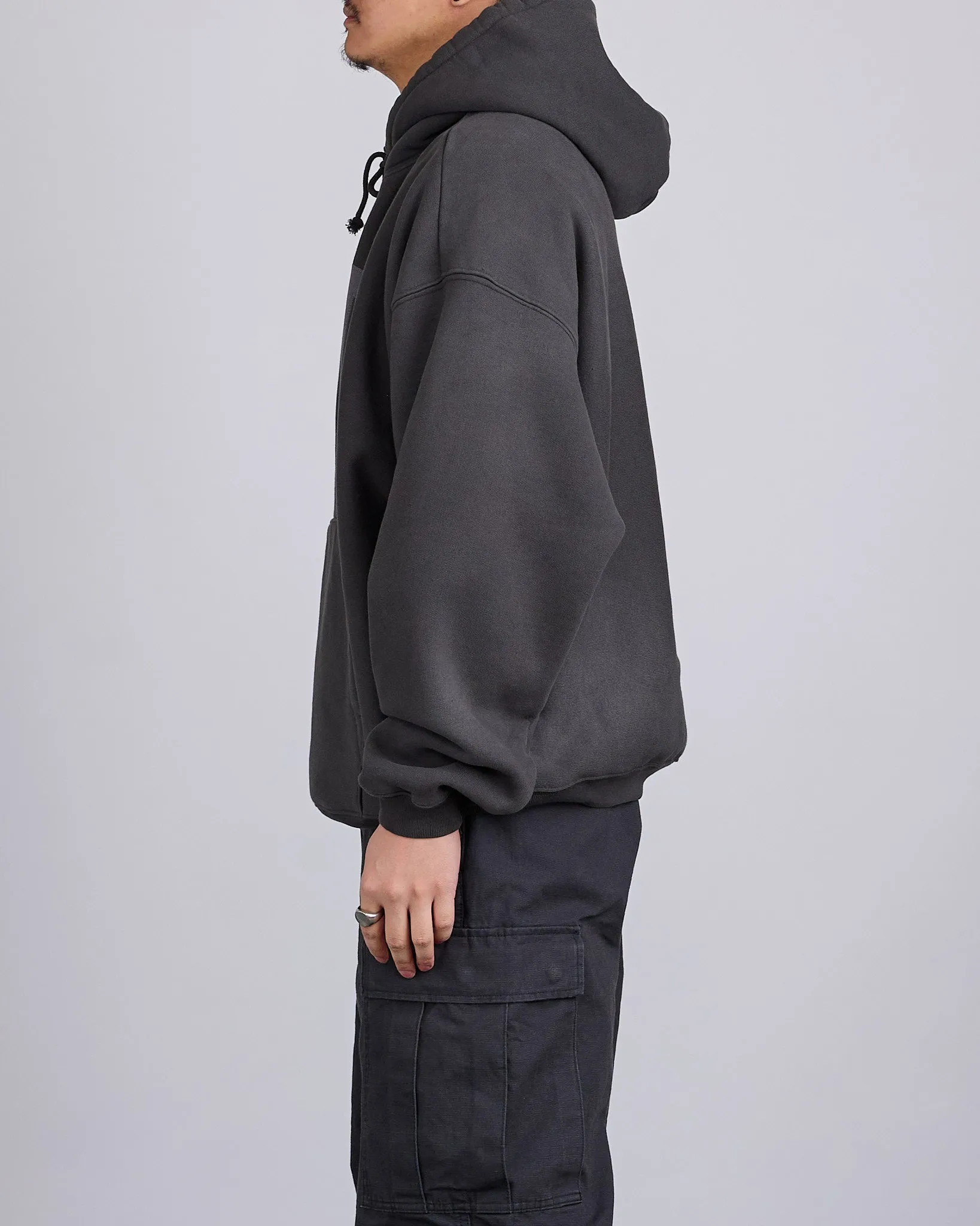 Stussy STU Applique Hooded Sweatshirt Black