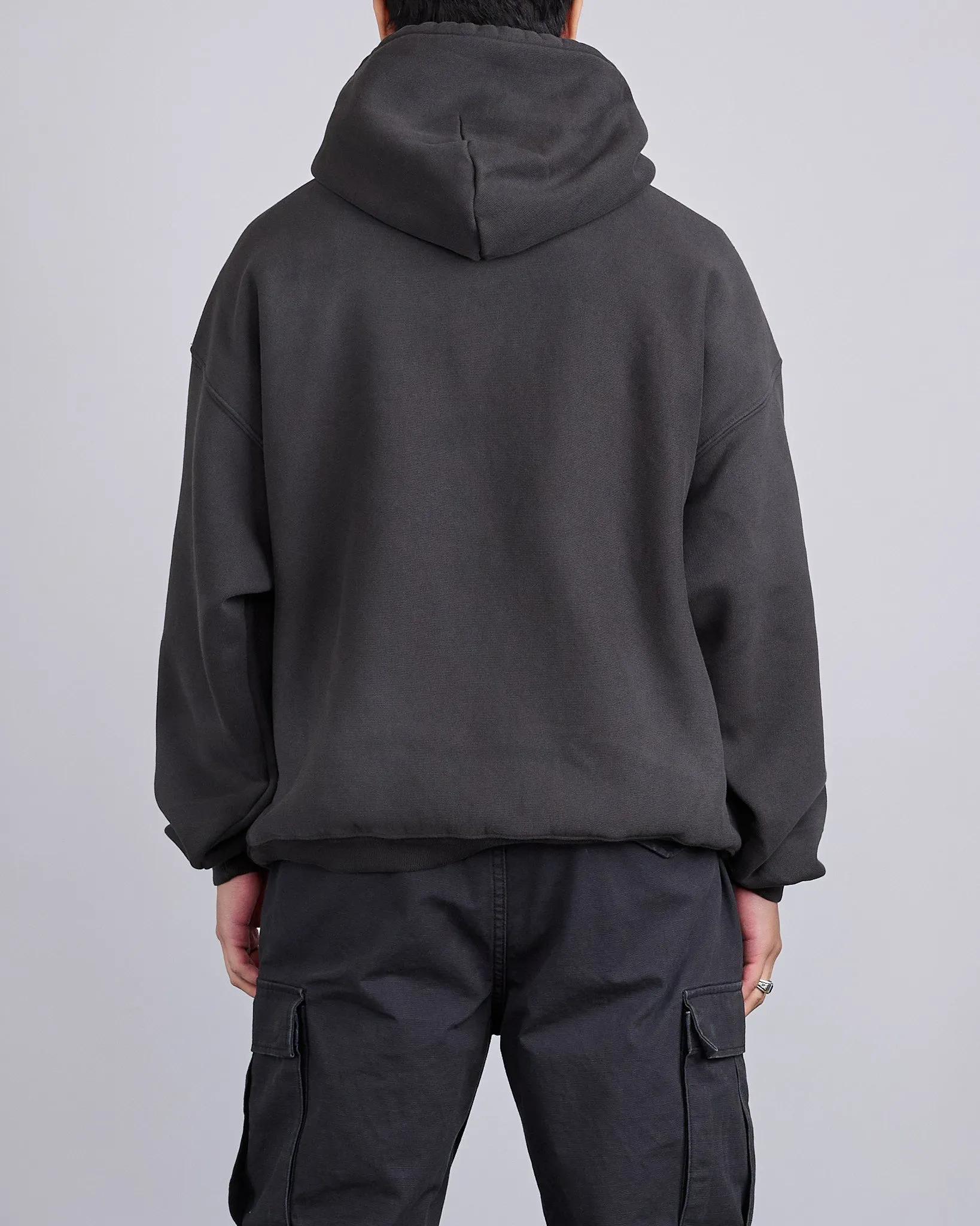 Stussy STU Applique Hooded Sweatshirt Black