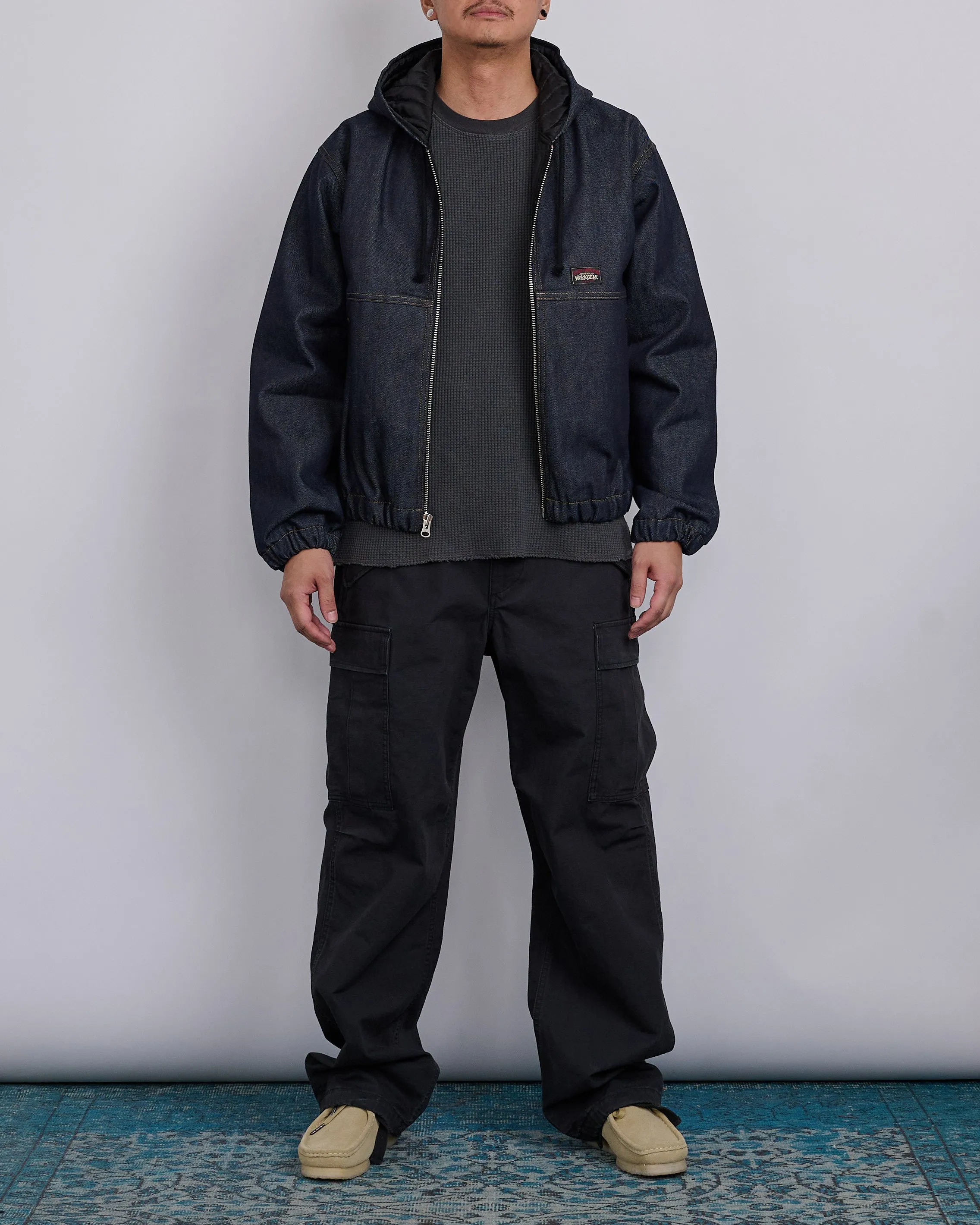 Stussy Work Jacket Denim Raw Indigo
