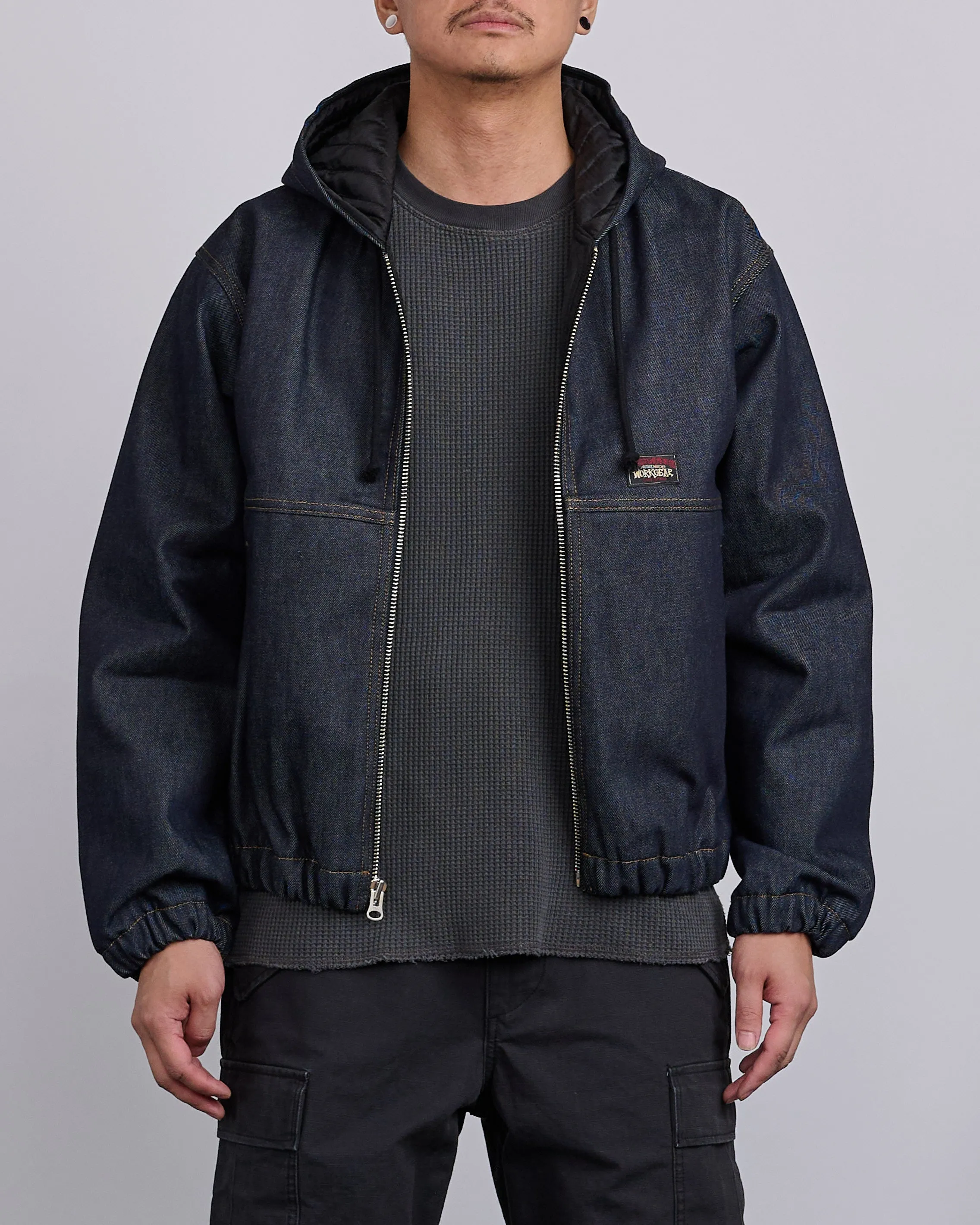Stussy Work Jacket Denim Raw Indigo