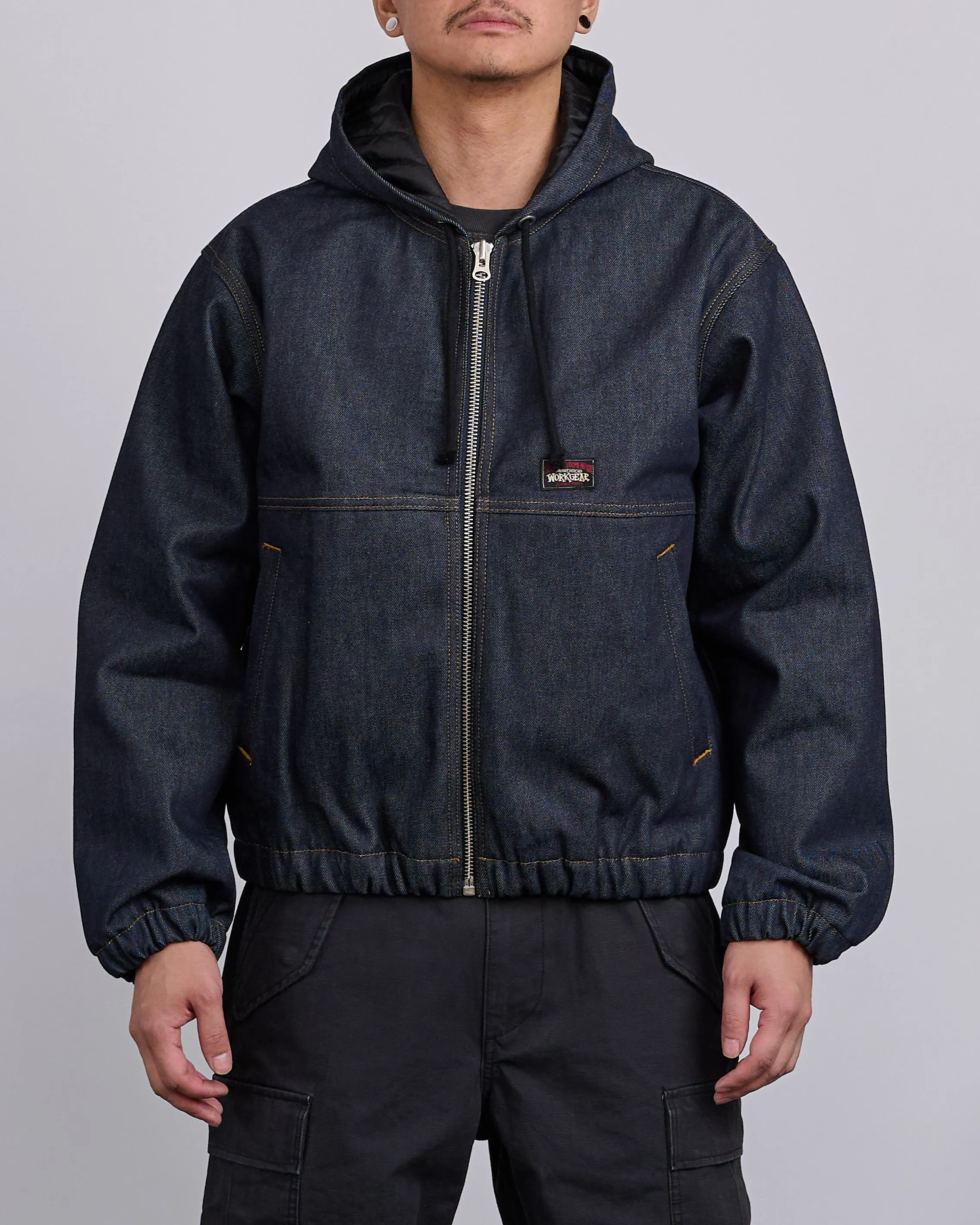 Stussy Work Jacket Denim Raw Indigo