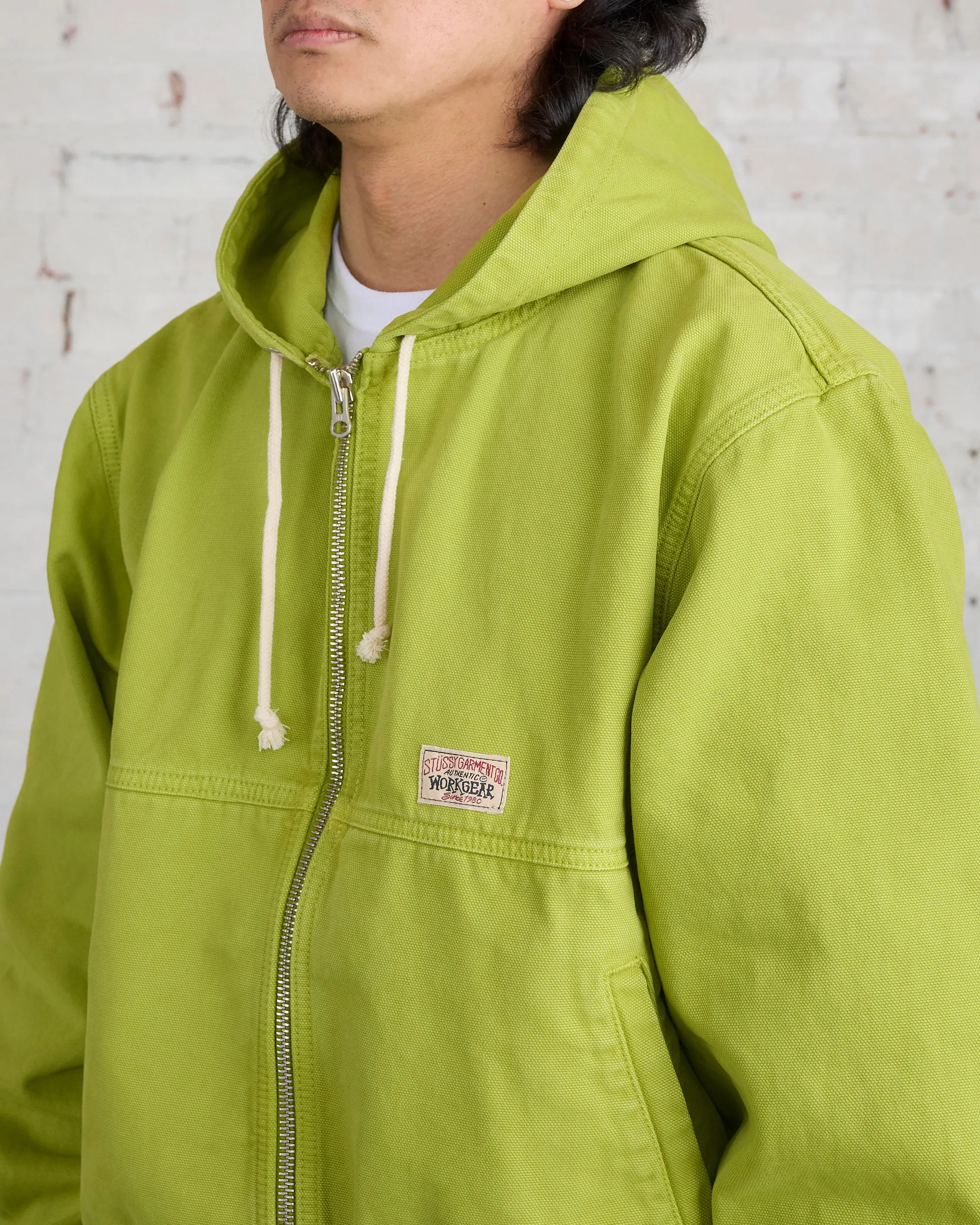 Stussy Work Jacket Unlined Canvas Cactus