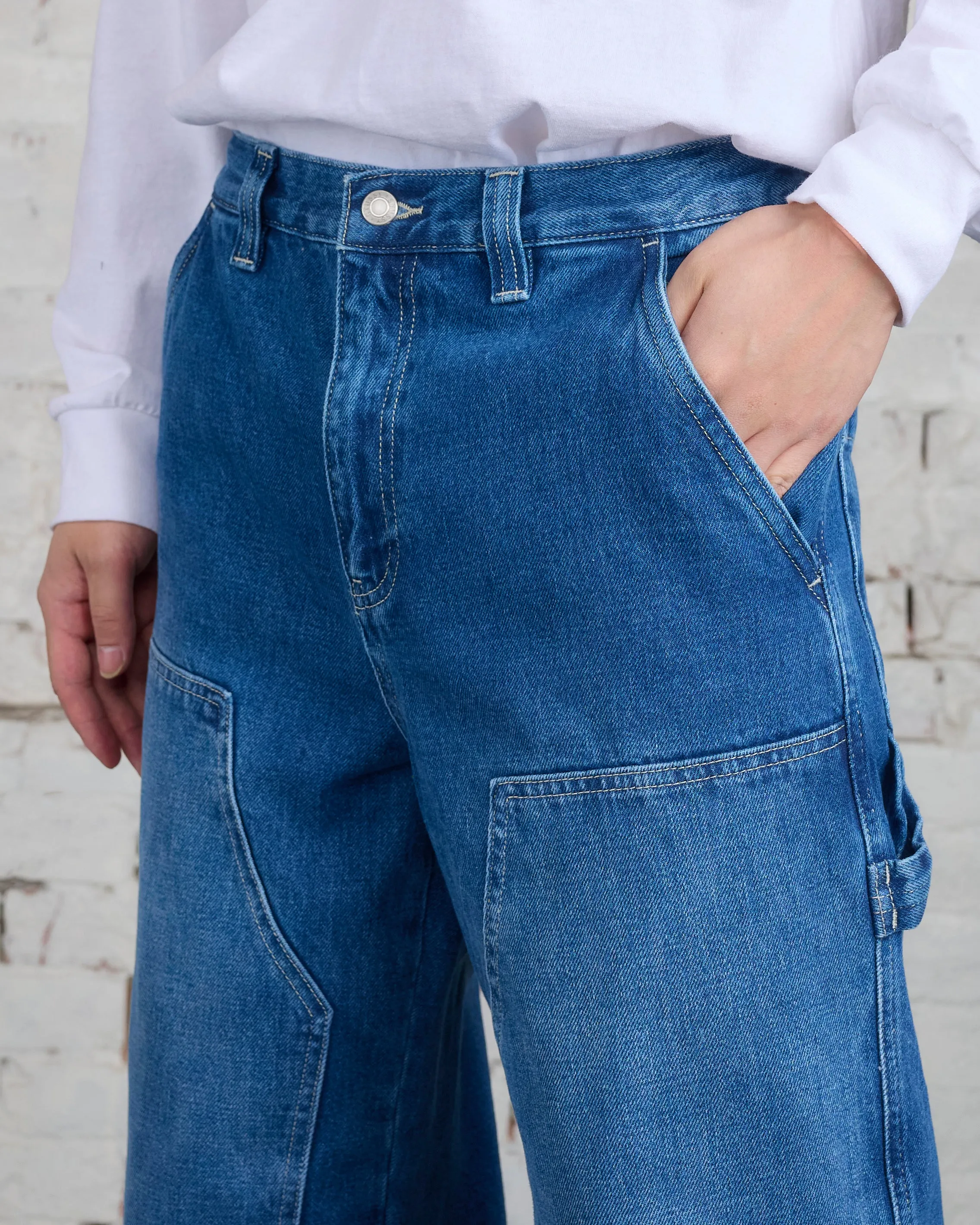 Stussy Work Pant Denim Washed Blue