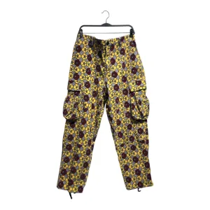 STUSSY/Cargo Pants/32/Cotton/YEL/All Over Print/