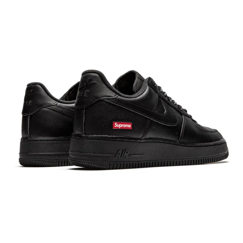 Supreme x Air Force 1 Low Box Logo  Black