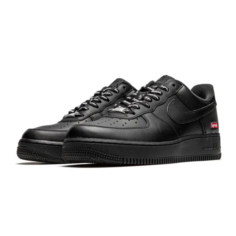 Supreme x Air Force 1 Low Box Logo  Black