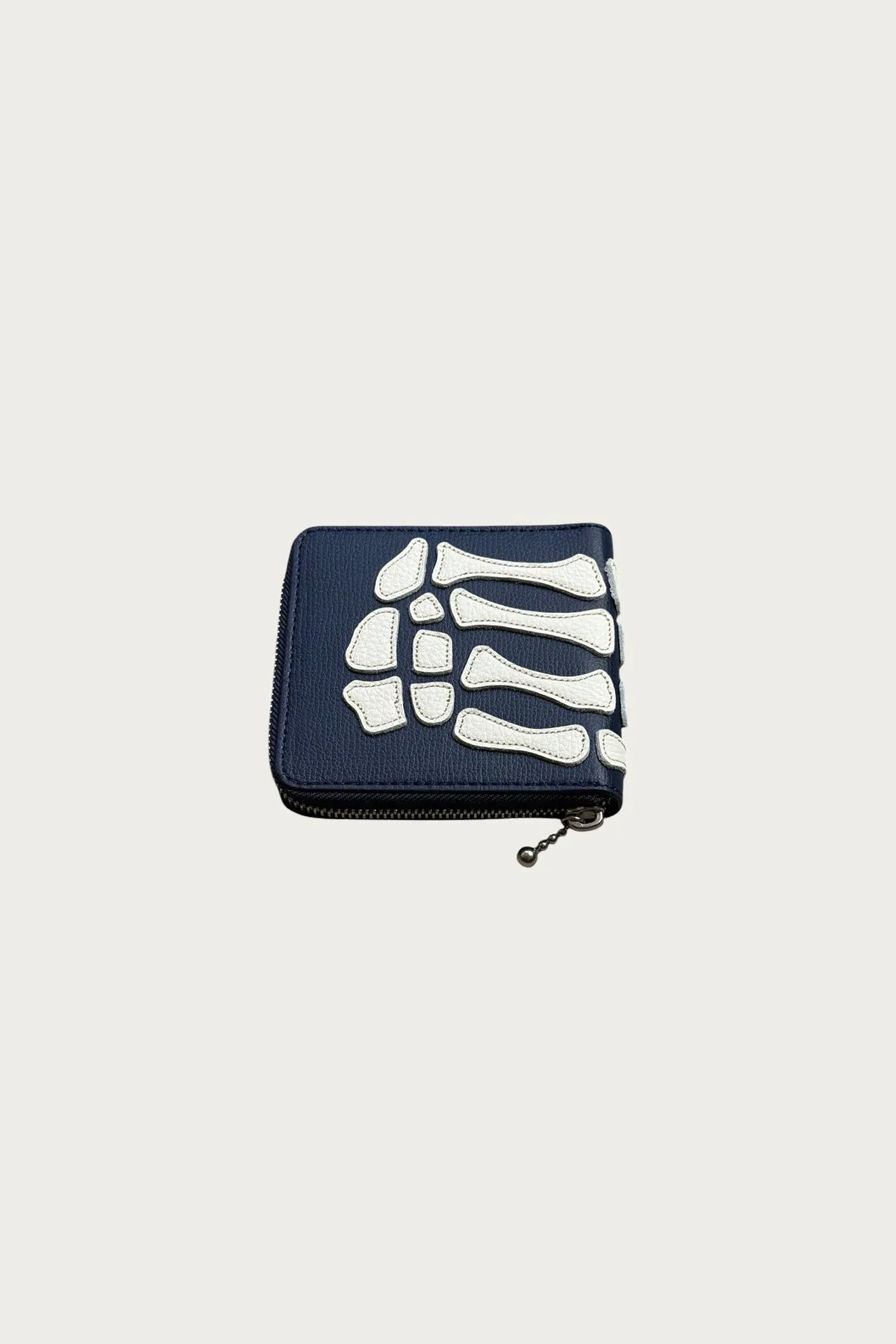 THUMB-UP BONE BAND ZIP Wallet - Navy