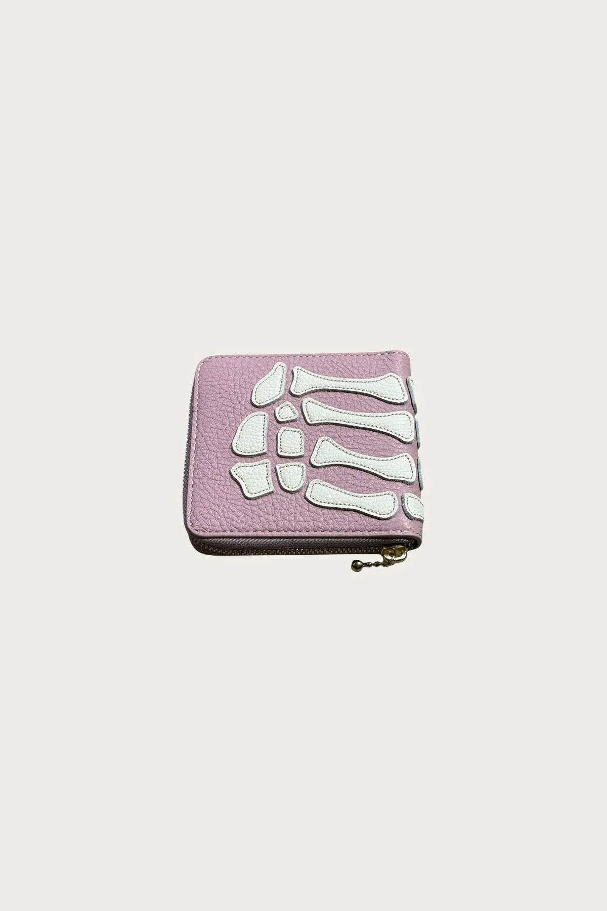 THUMB-UP BONE BAND ZIP Wallet - Pink