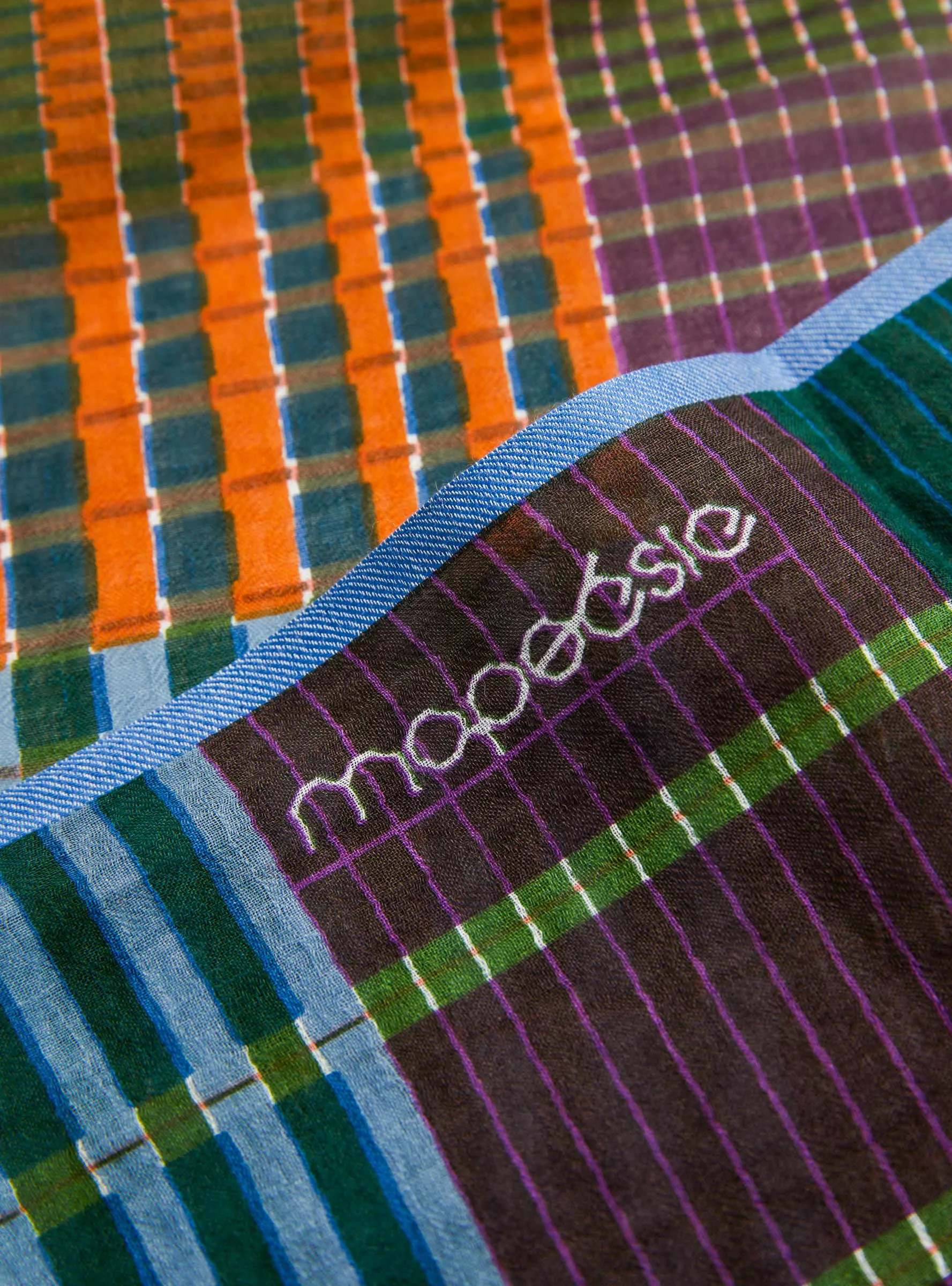 Vibrant Scarf Blue Violet