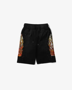 Who Decides War Sweat Shorts Black